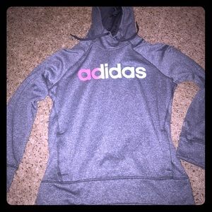 Addias grey hoodie